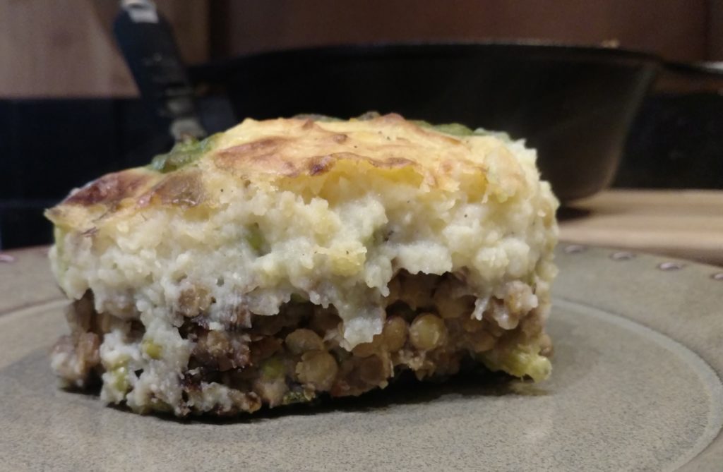 Shamrock Vegan Shepherd's Pie for St. Patrick's Day