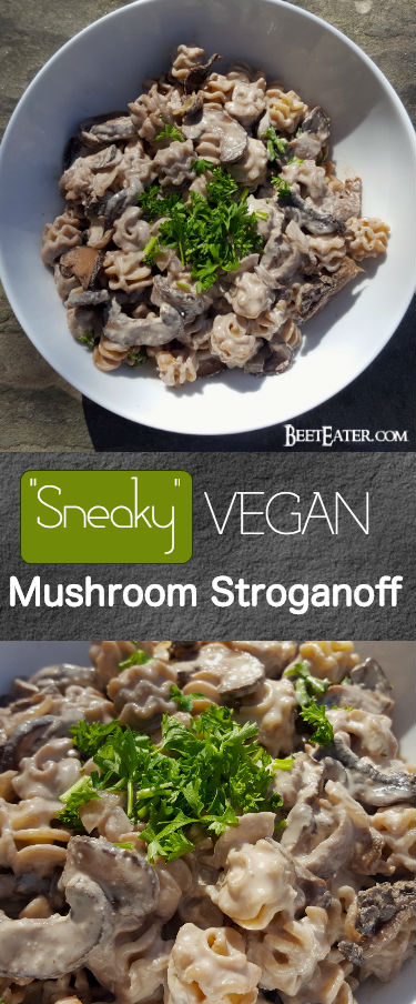 Vegan Mushroom Stroganoff