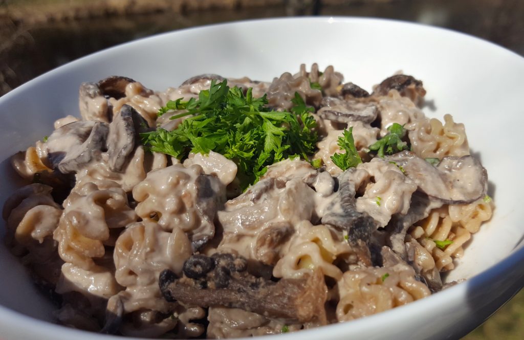 Vegan Mushroom Stroganoff